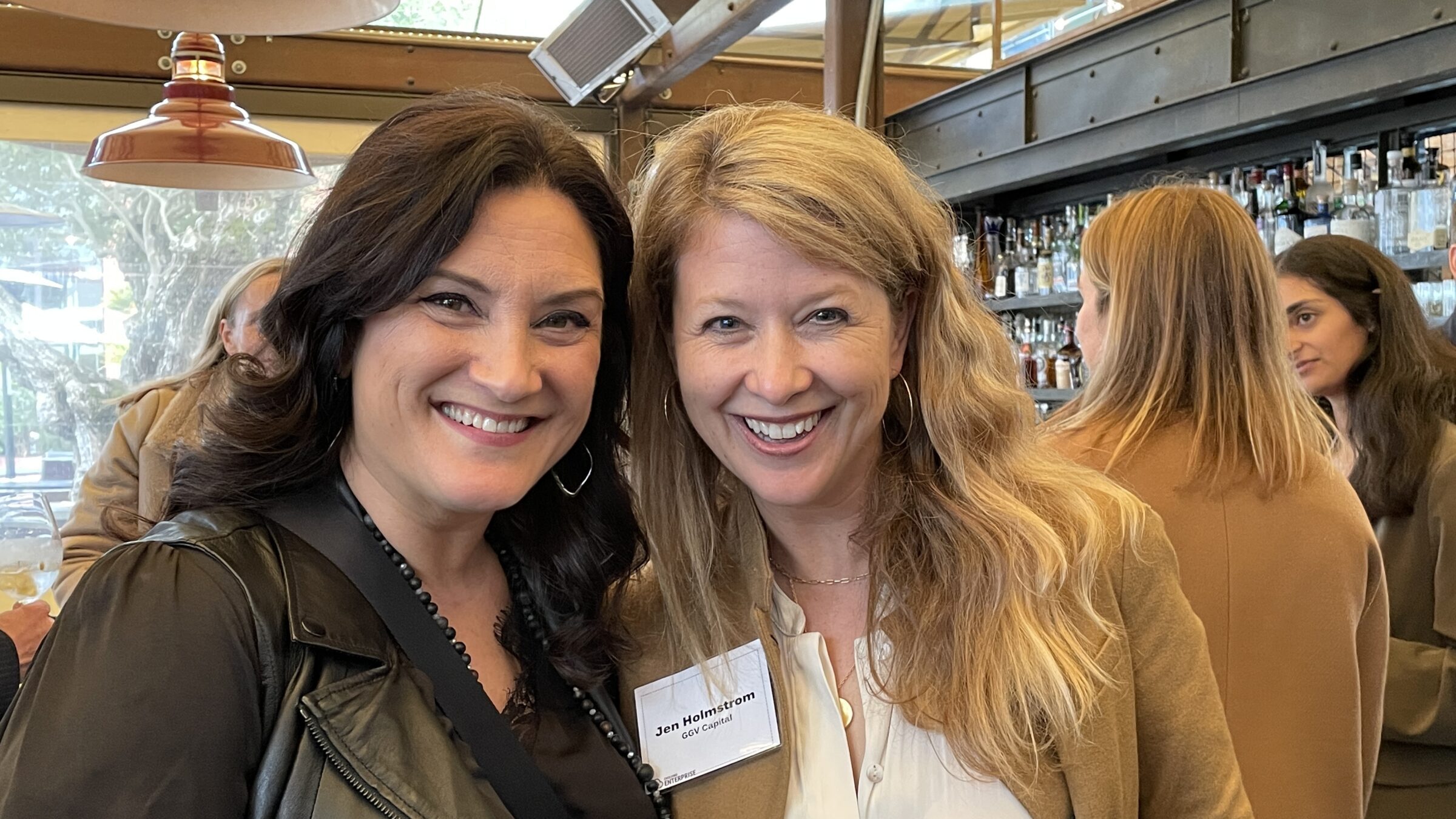 Elisa Steele and Jen Holmstrom at Evolving Enterprise 2023, SF